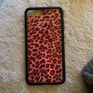 iPhone plus wildflower case. Cheetah print